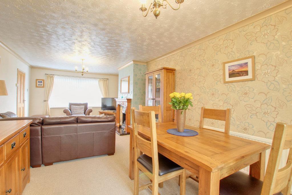 THROUGH LOUNGE &amp; DINING ROOM