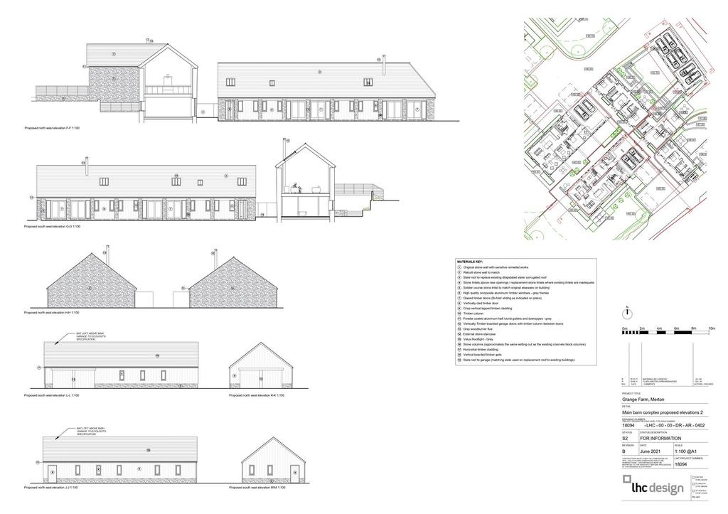 18094 04 02 Main building Elevations Sheet 2 Rev.B