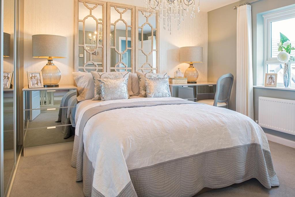 En suite main bedroom in the Thornton 4 bedroom...