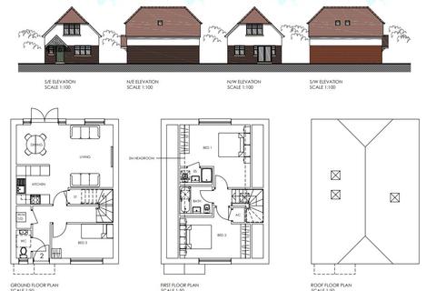 3 bedroom chalet for sale - Rear of 28B and 30 Kimmeridge Avenue, Parkstone, POOLE, BH12