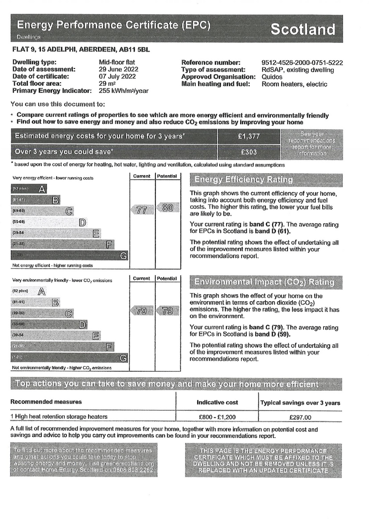 EPC Certificate