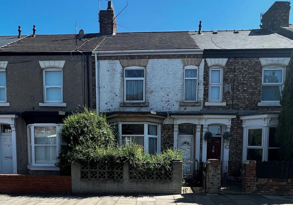 61 Oxford Road, Thornaby... 3 bed terraced house £25,000