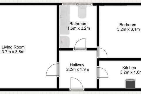 1 bedroom apartment to rent, Harlinger Street, Woolwich, SE18 5SR