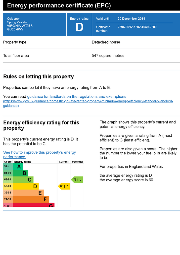 Energy performance c