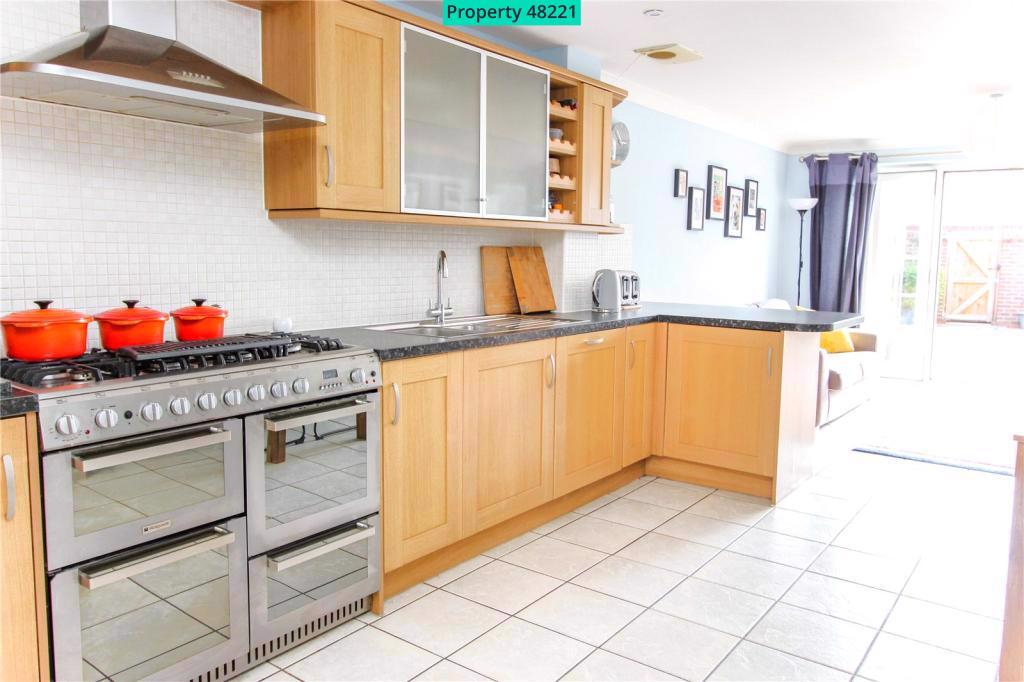 Kitchen with range cooker