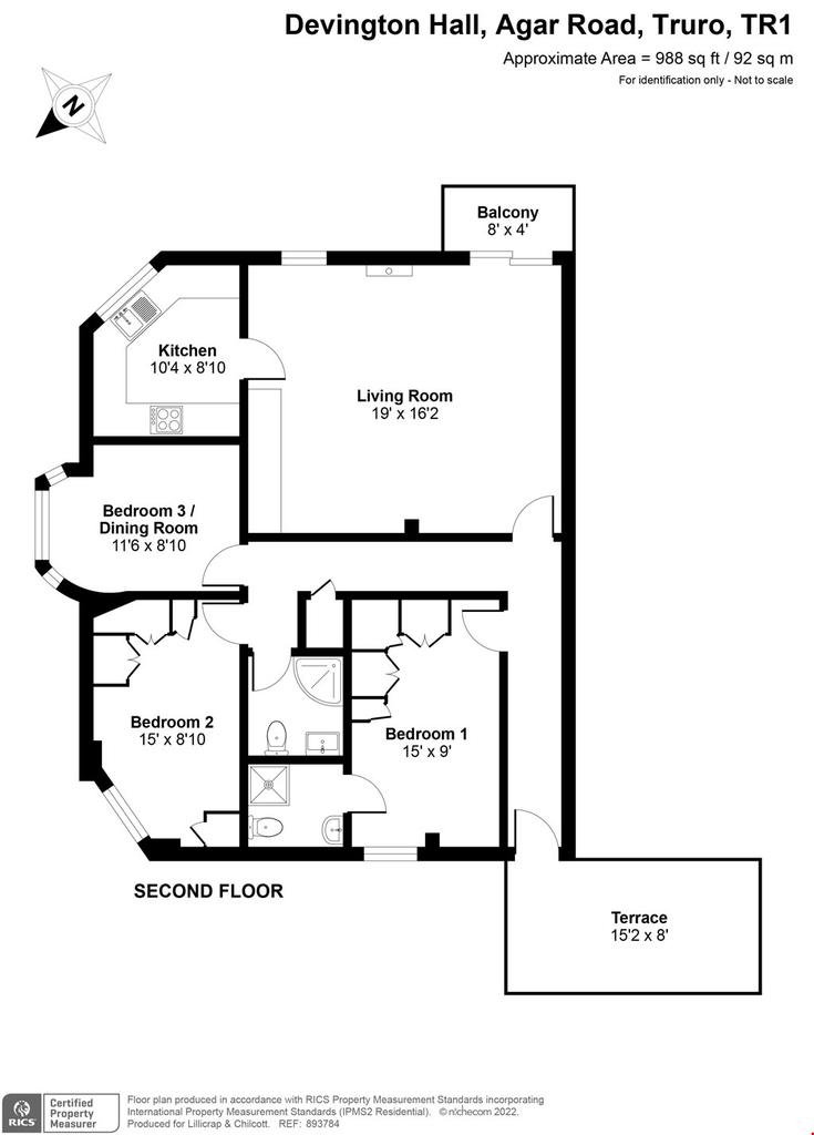 Agar Road, Truro, Cornwall 3 bed apartment £275,000