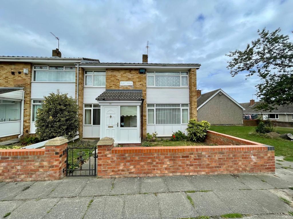 Flint Walk, Throston Grange, Hartlepool 3 bed end of terrace house for