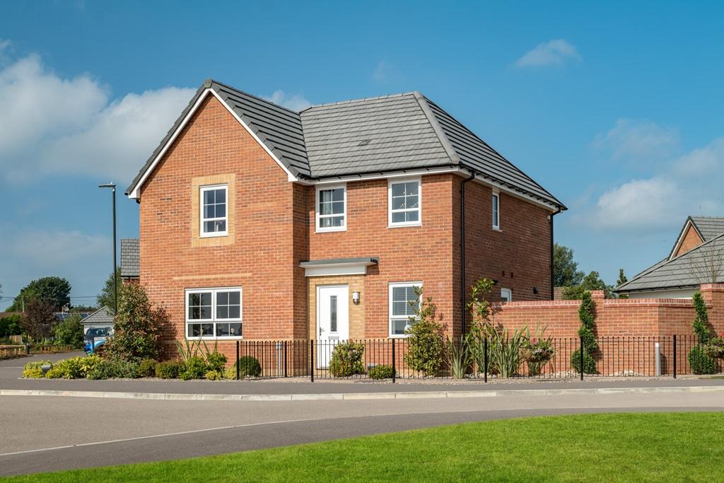Outside view of the Radleigh 4 bedroom detached home