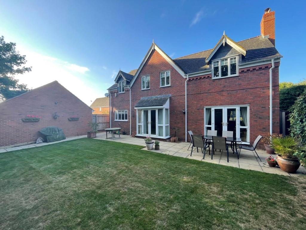 Rear of property