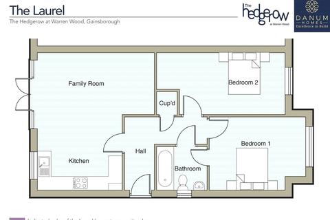2 bedroom bungalow for sale - The Hedgerow, Warren Wood, Gainsborough, DN21