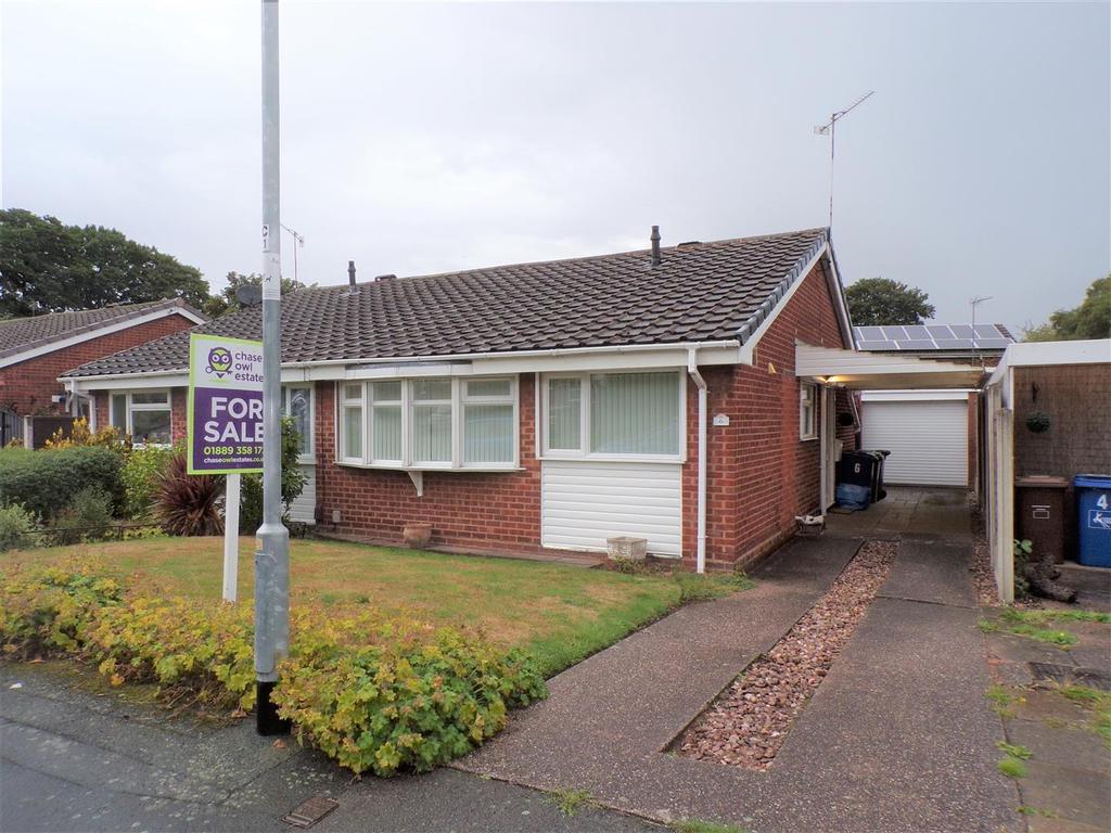 Gorseburn Way, Rugeley 2 bed semidetached bungalow £180,000