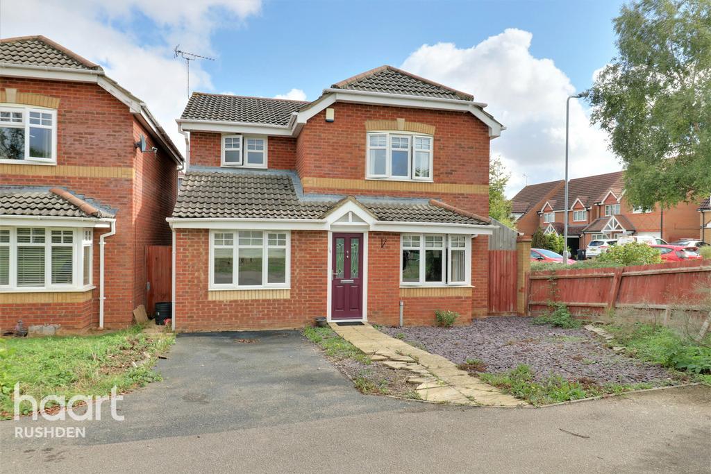 Aintree Drive, Rushden 3 bed detached house - £325,000