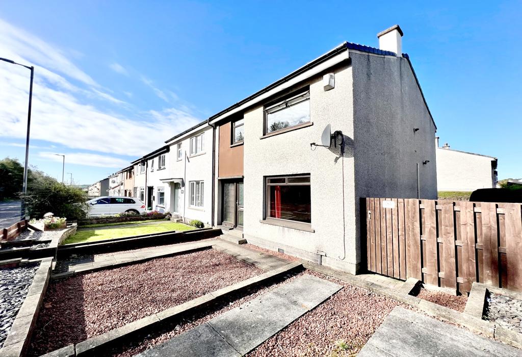 Sutherland Drive, Kilmarnock, Ayrshire 3 bed end of terrace house £89,000