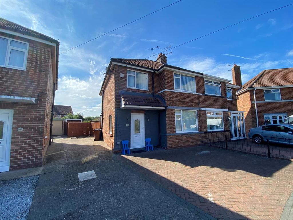 Extended semi detached house