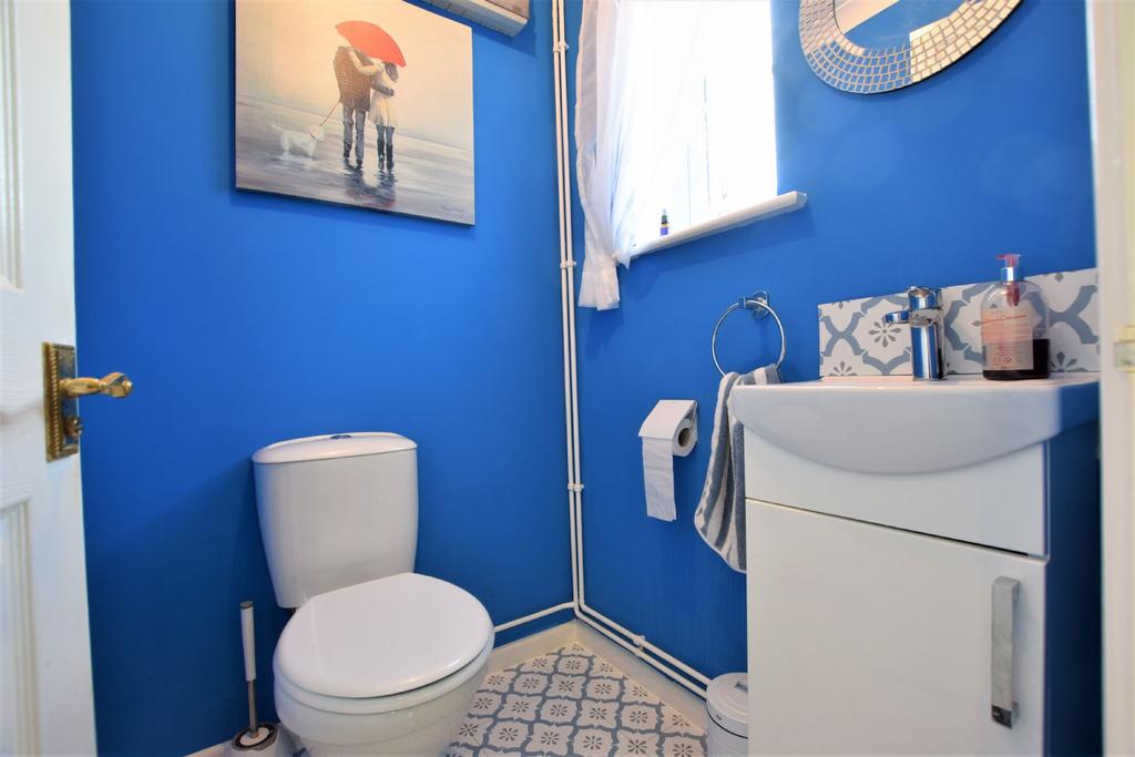 Ground floor cloakroom