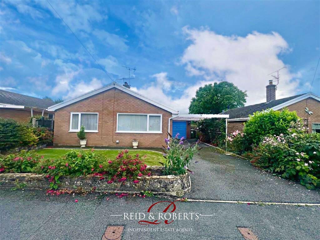 Pont Adam Crescent, Wrexham 2 bed detached bungalow £230,000