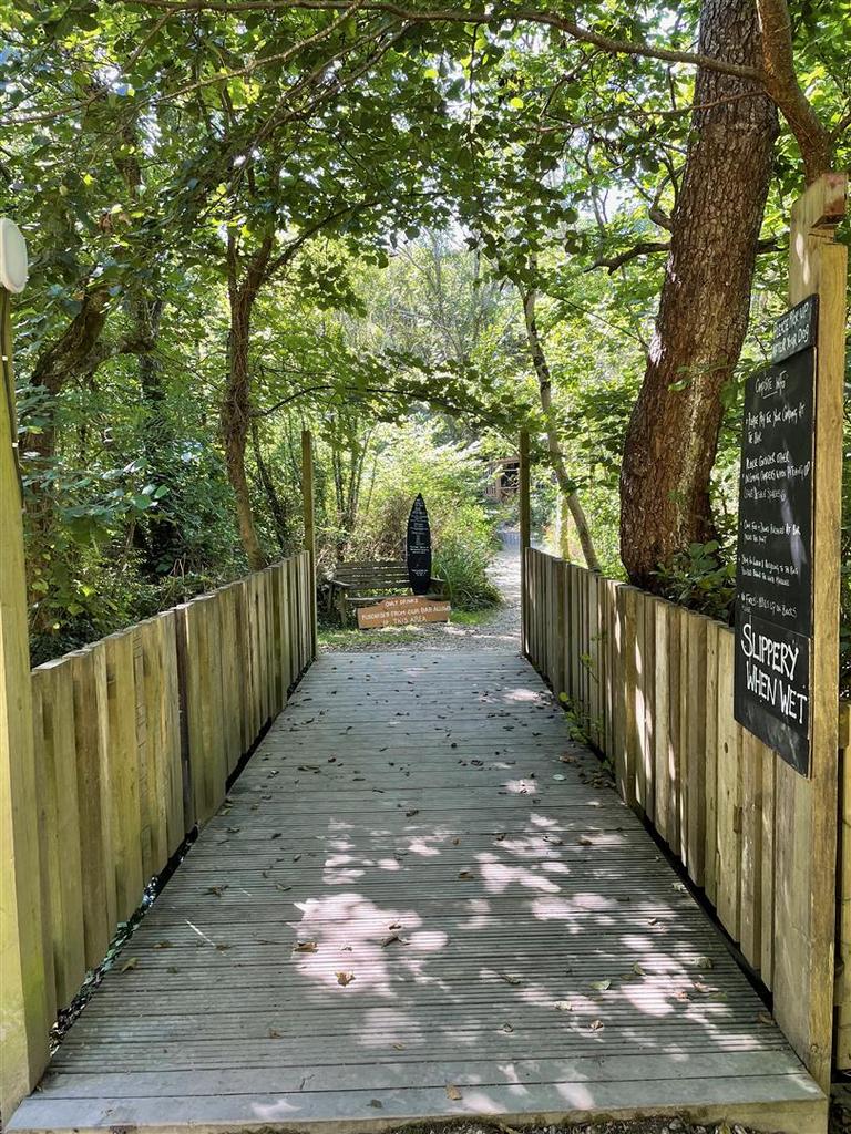 Bridge to camping