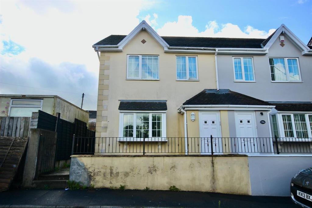 Cwrt Coch Street, Aberbargoed, Bargoed 3 bed semidetached house £195,000