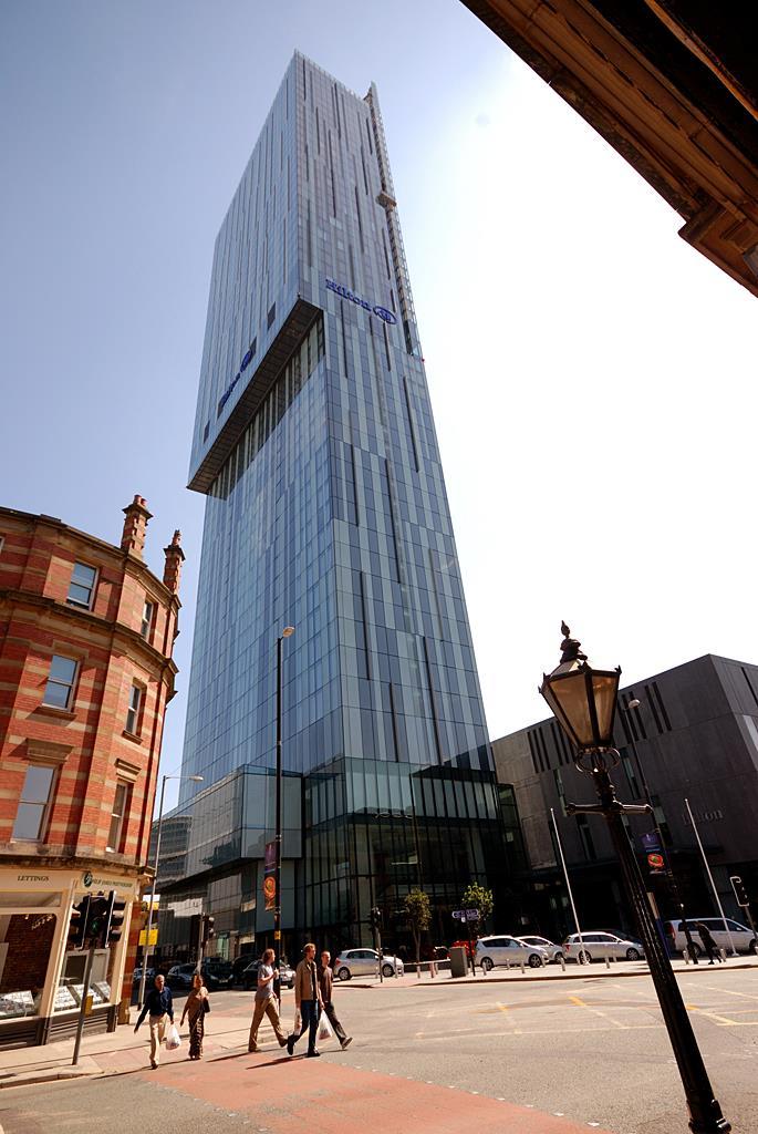 Beetham Tower from below