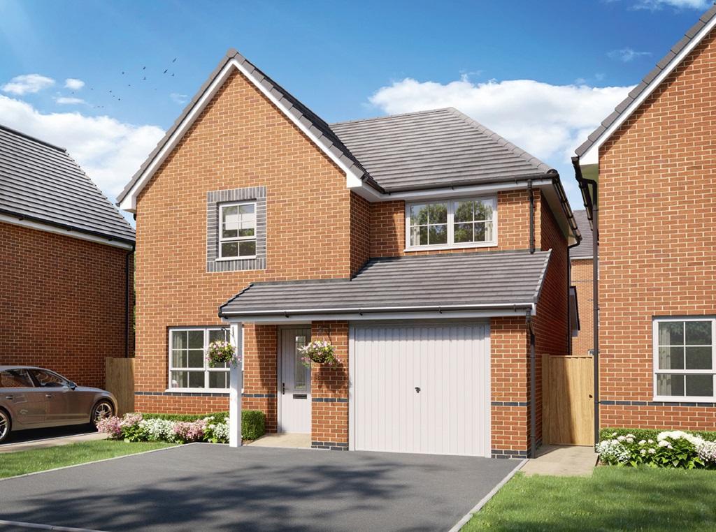 CGI Exterior of our 3 bed Bewdley home