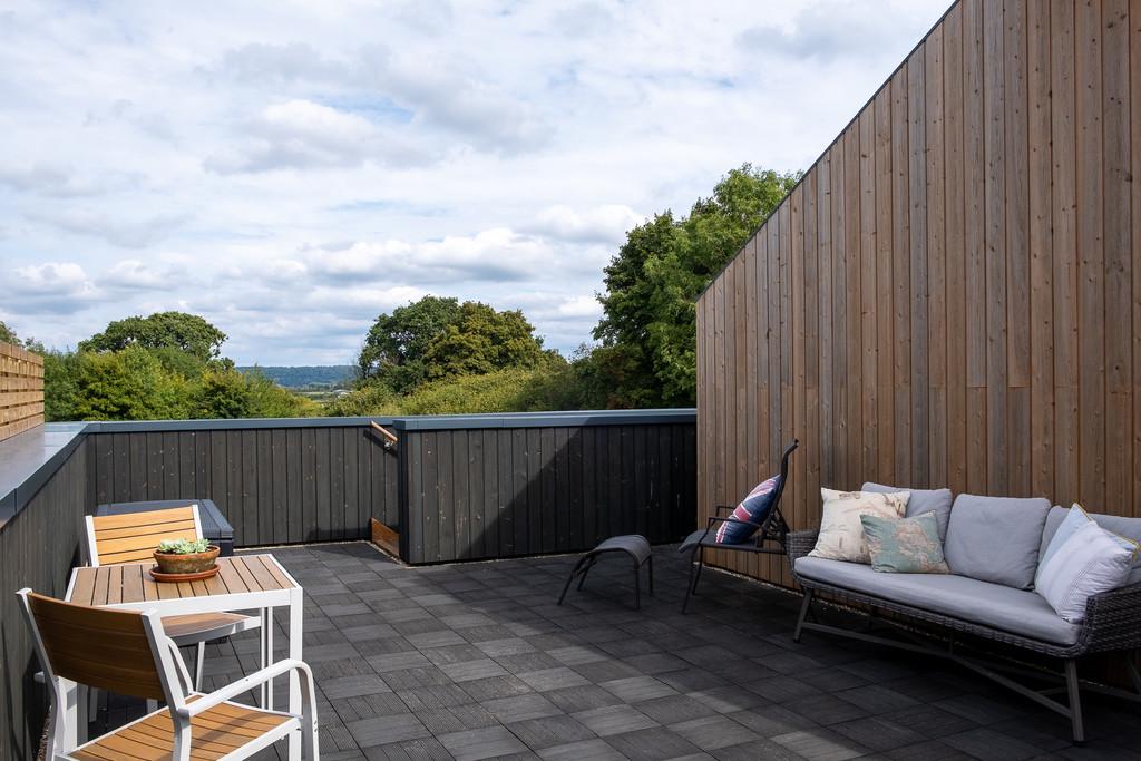 Roof terrace with far-reaching views