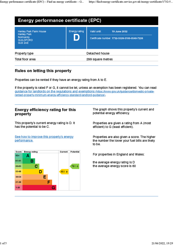 Energy performance c