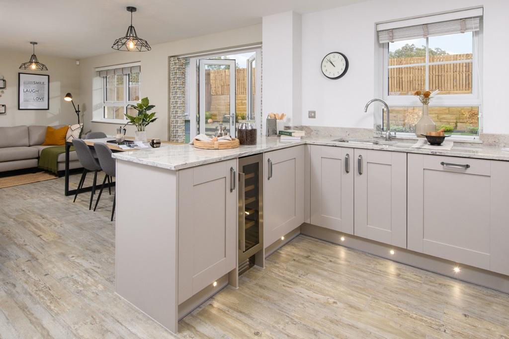 4 bedroom radleigh open plan kitchen