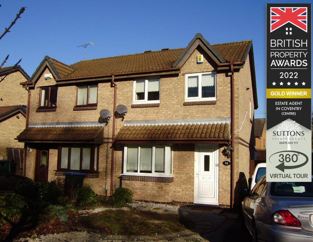 Greenodd Drive, Longford, Coventry, CV6 3 bed end of terrace house £