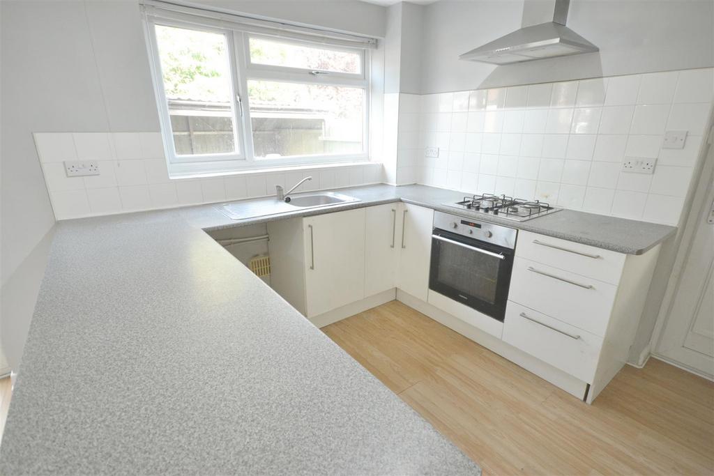 Open plan fitted kitchen