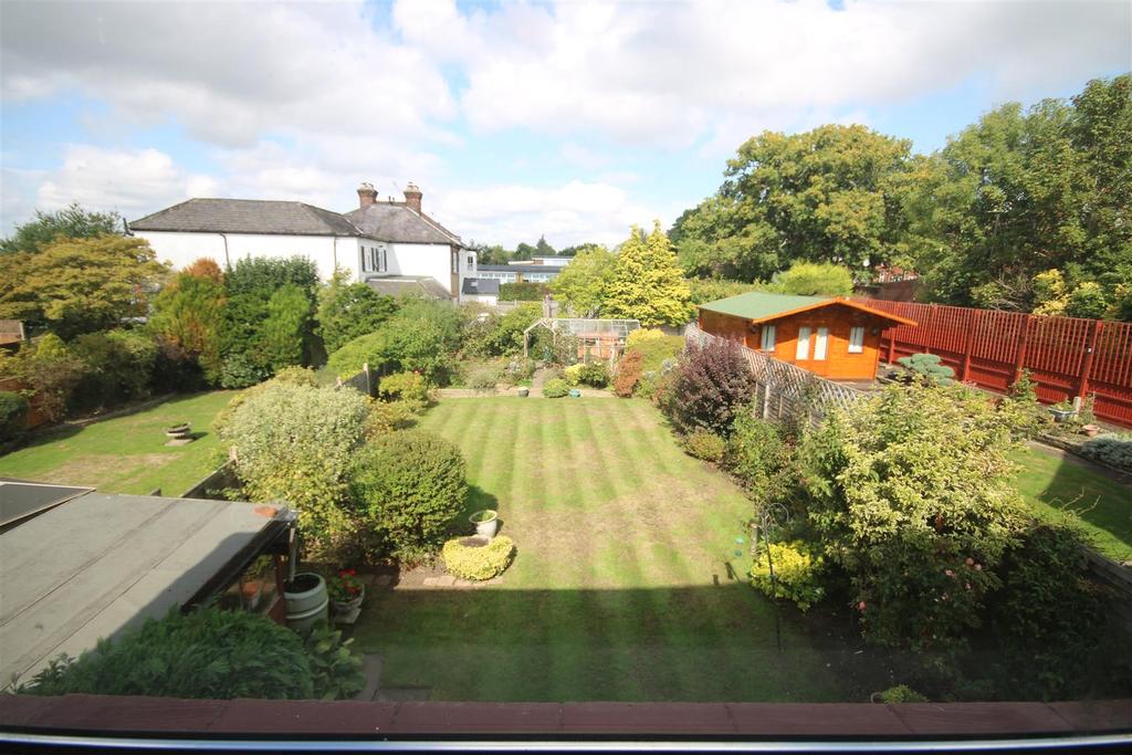 View of garden from first floor: