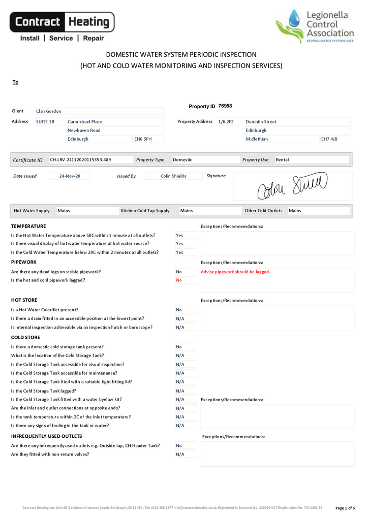 EPC Certificate