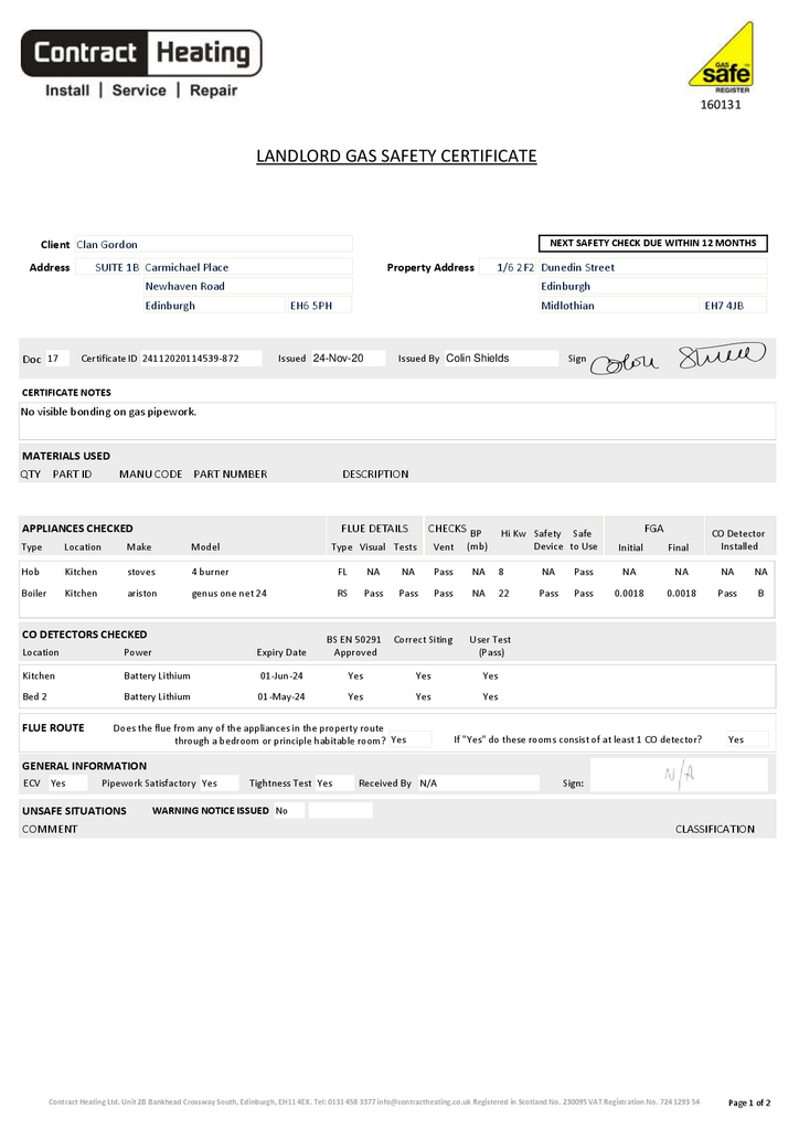 EPC Certificate