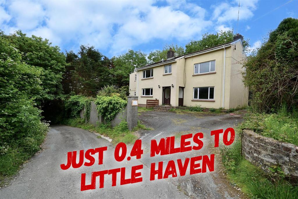 Near Little Haven, Haverfordwest 4 bed detached house £300,000