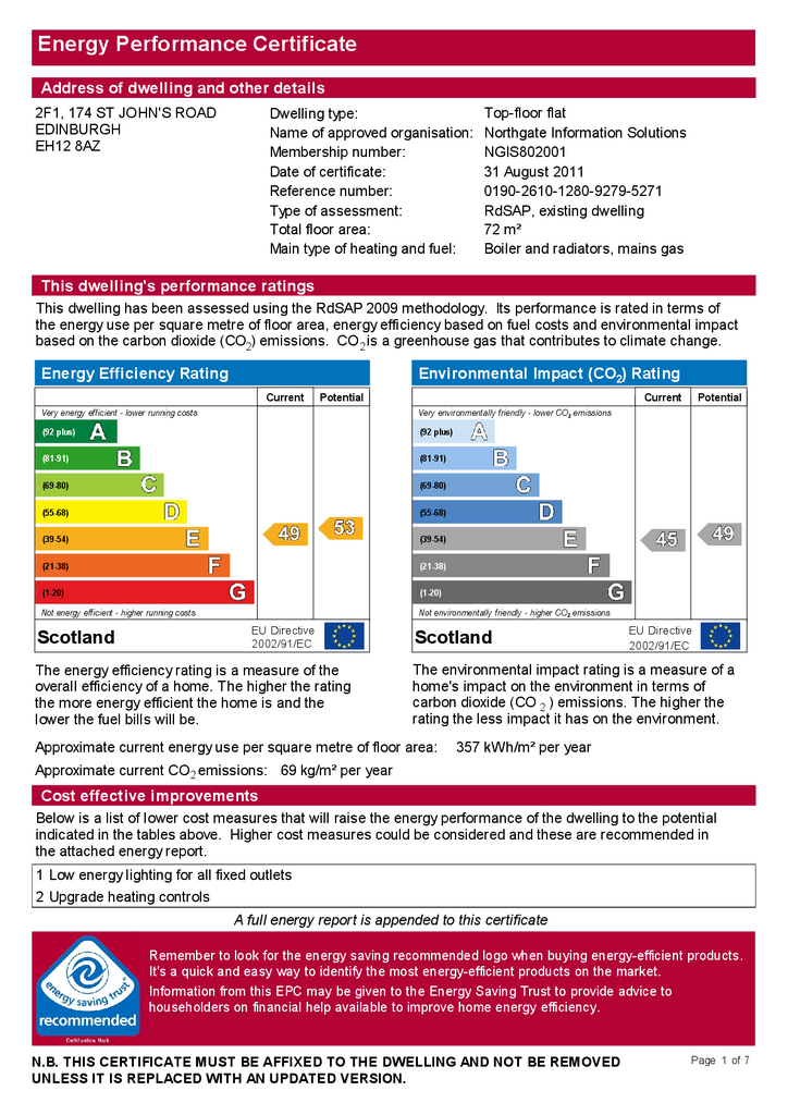 EPC Certificate