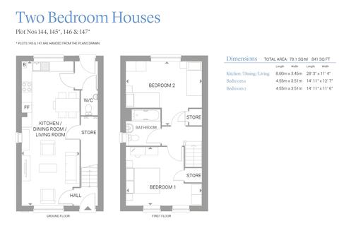 2 bedroom semi-detached house for sale - Plot 145 - Two Bed House - Lower Lane, 2 Bedroom House at Lower Lane, Lower Lane, Coleford GL16
