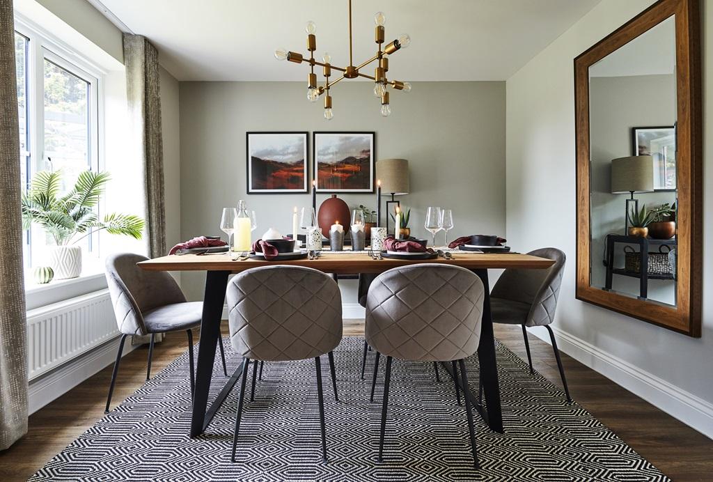 A formal dining room for entertaining family and friends