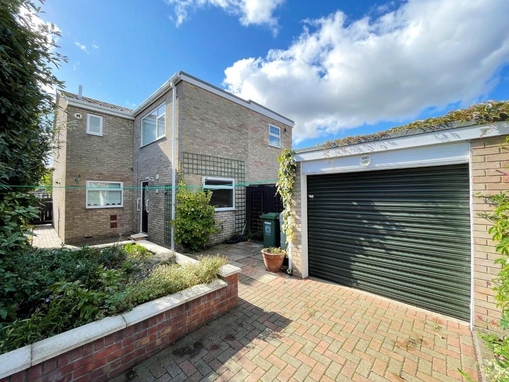 Rear and garage