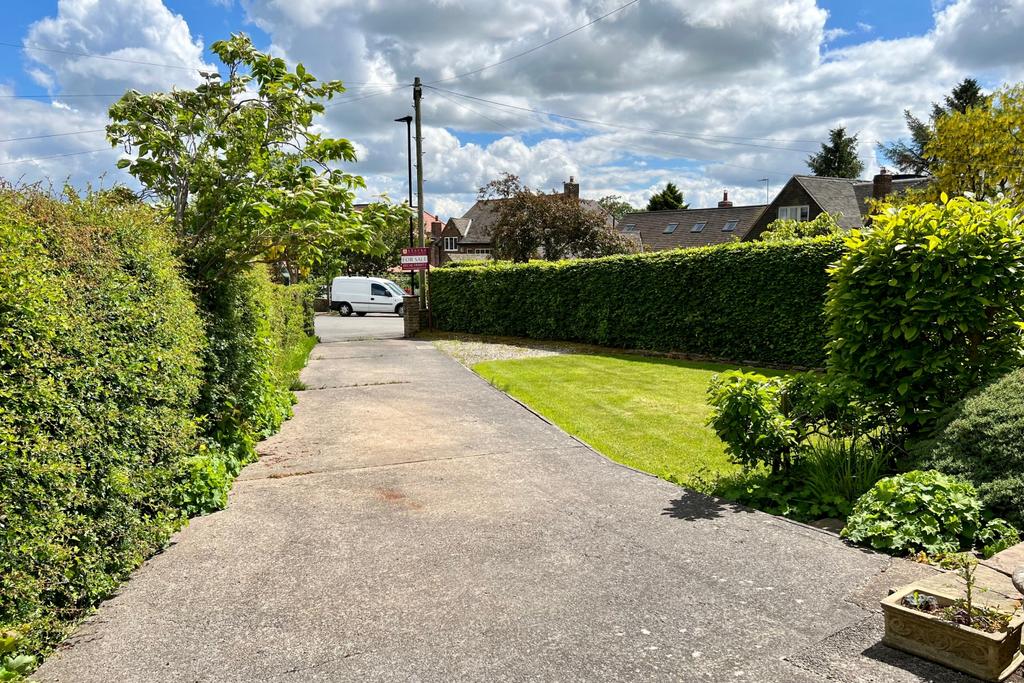 Drive and front garden
