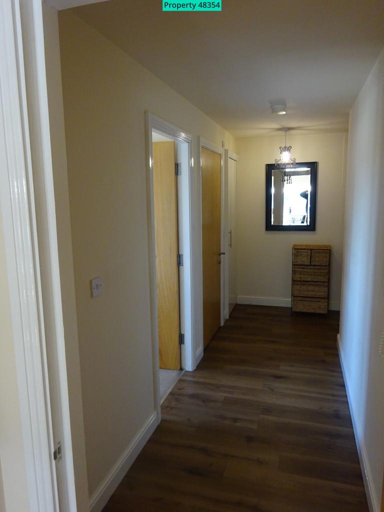 Bedroom. bathroom and lounge off from hall