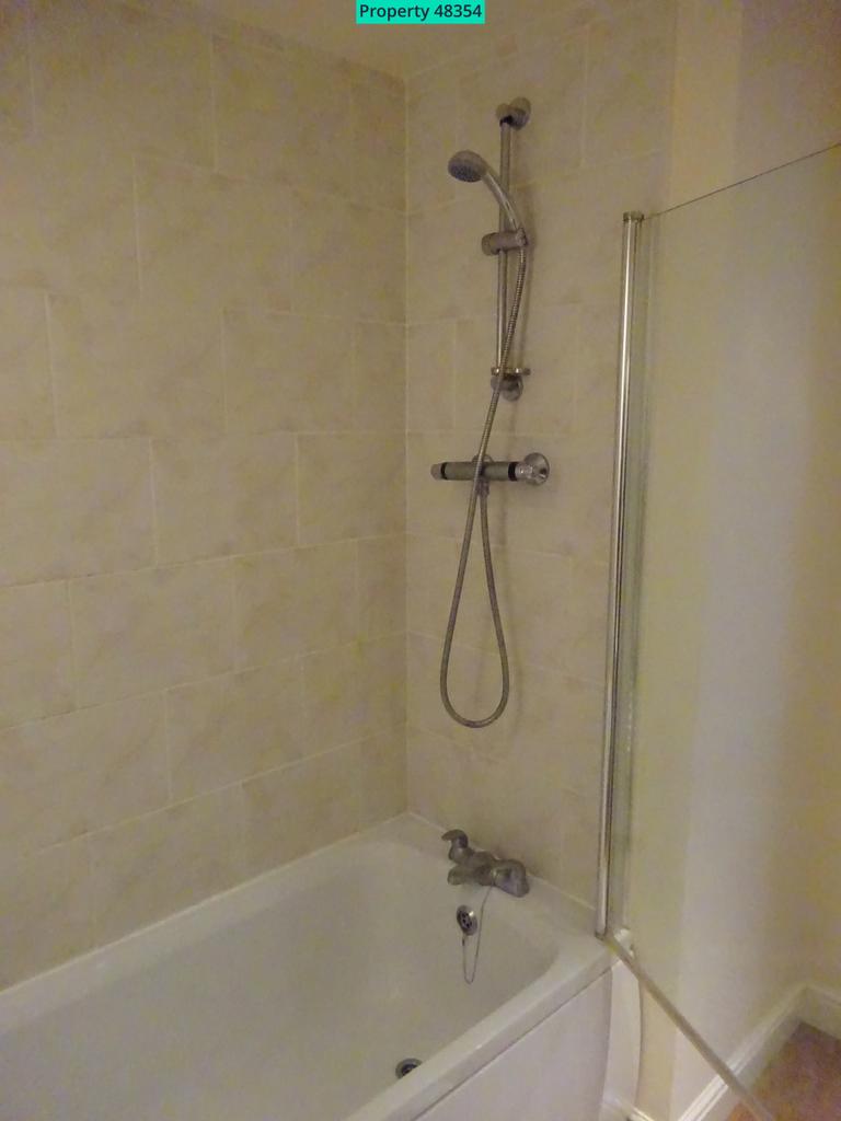 Shower over full size bath