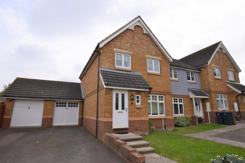 Augustus Walk, Knights Park, Ashford... 3 bed end of terrace house £