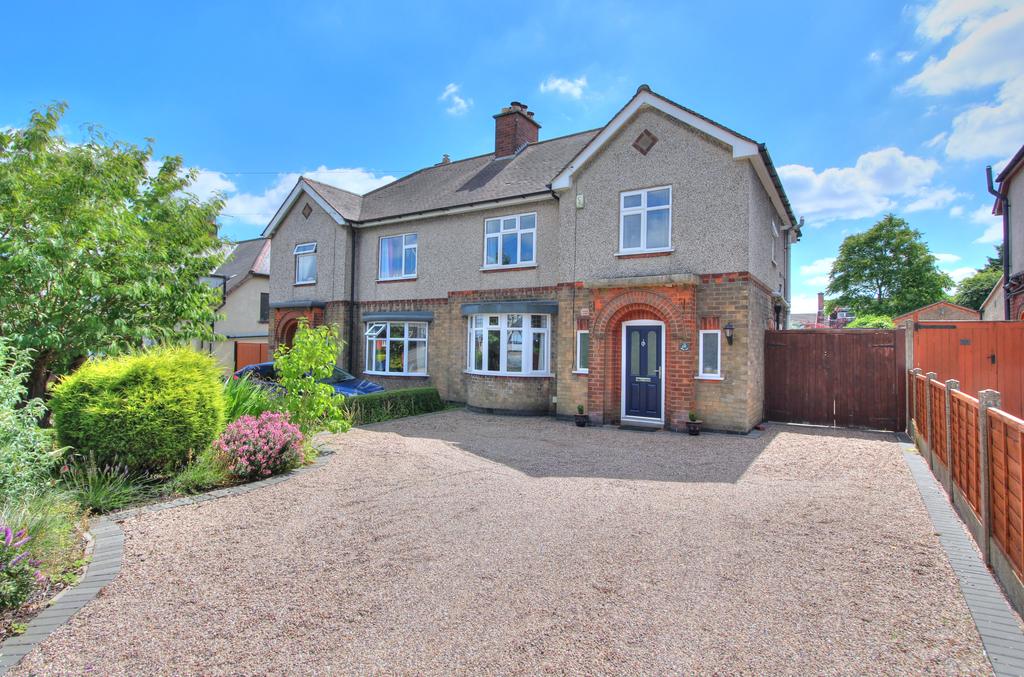 Ashby Road, Coalville, LE67 3 bed semidetached house £269,000