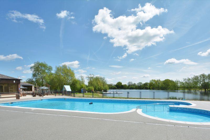 Outdoor pool area