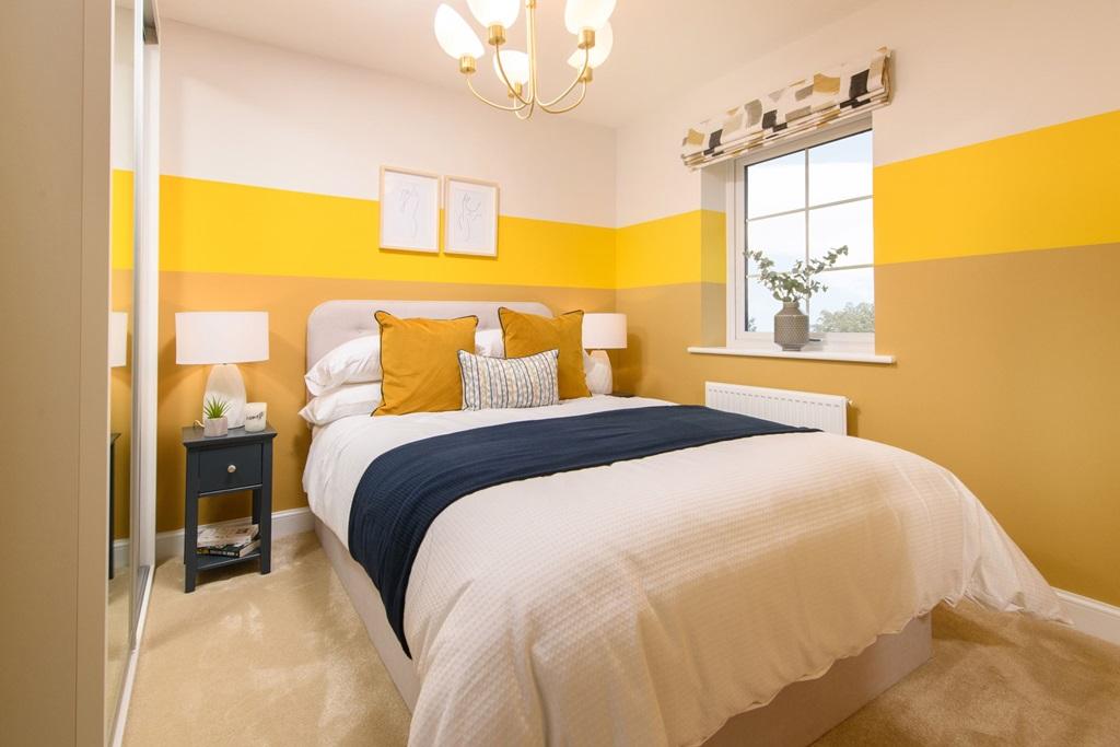 Bedroom with fitted wardrobes in Maidstone