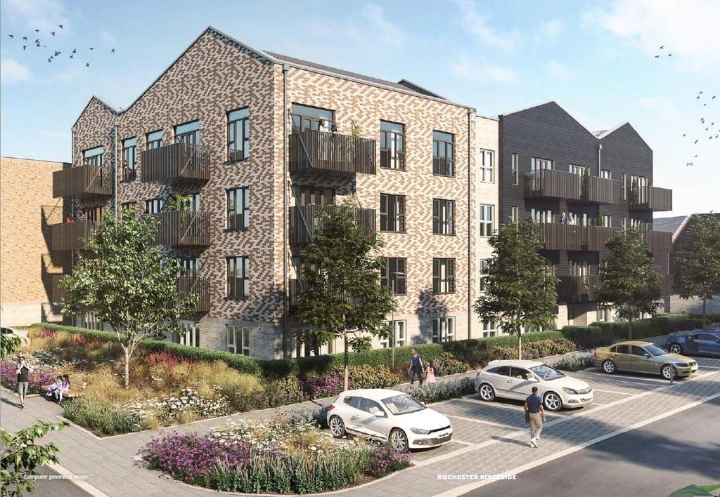 Anchor House, 1 Glenway Road, Rochester, Kent, ME1 2 bed apartment £
