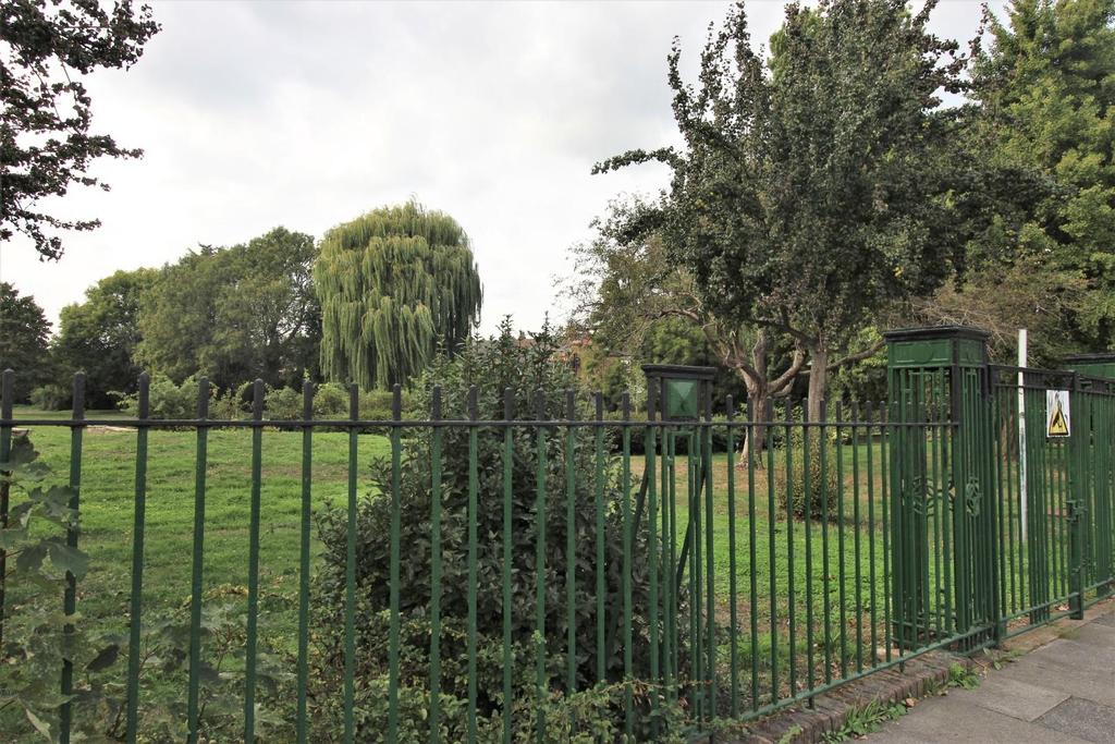 View of Park at the end of Road