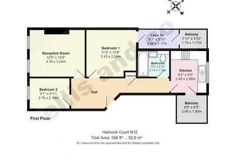 2 bedroom apartment for sale, Woodhouse Road, North Finchley, N12