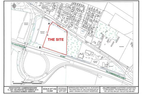 Land for sale, Cambridge Road: Fenstanton