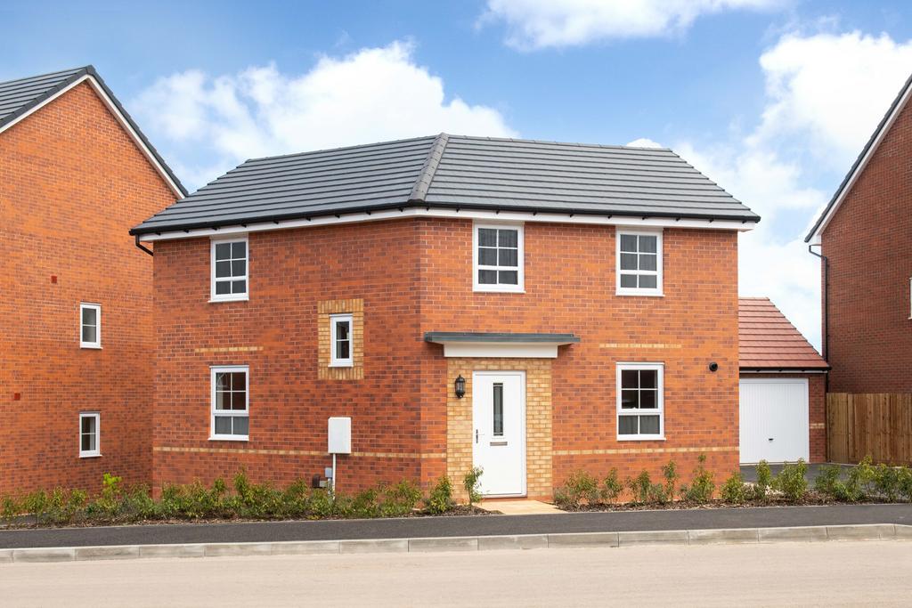 Exterior view of our 3 bed Lutterworth home