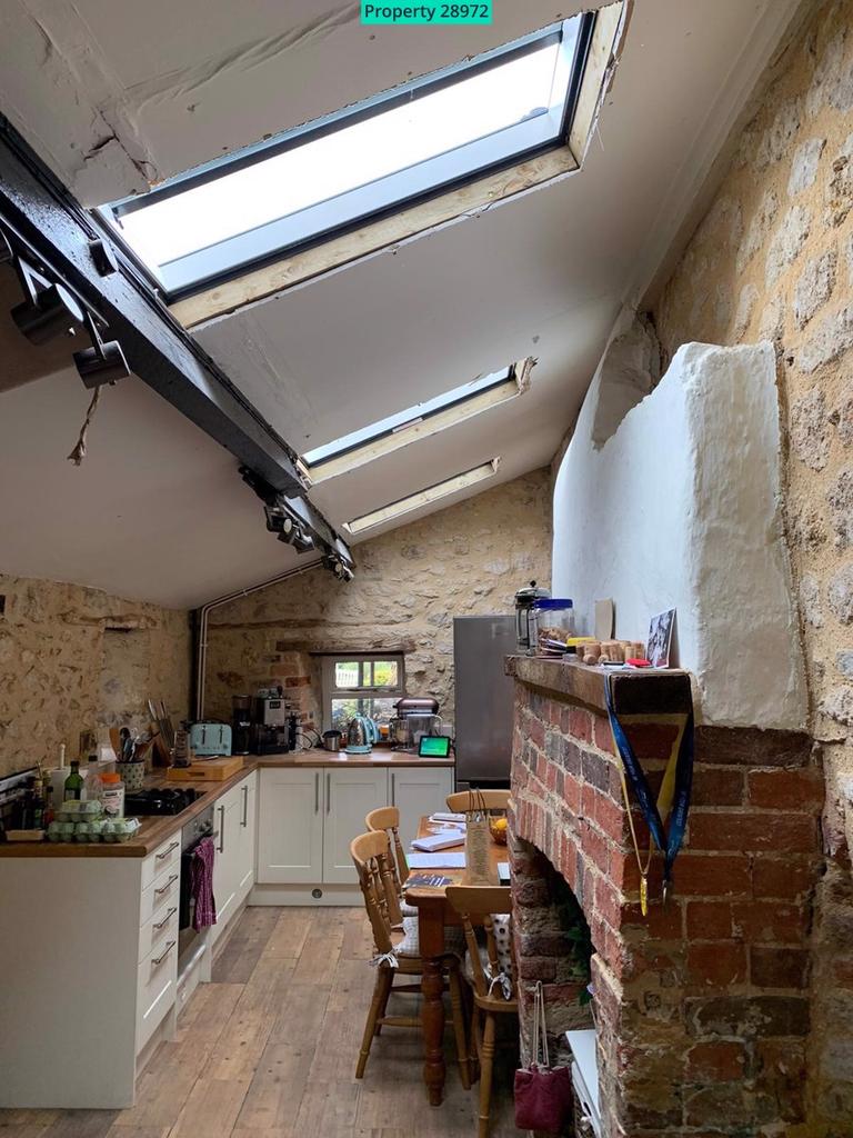 New kitchen roof with windows